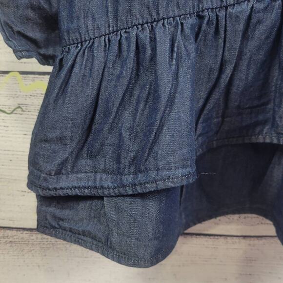 Crazy 8 Blue Ruffle Dress Size 3T - Picture 2 of 7